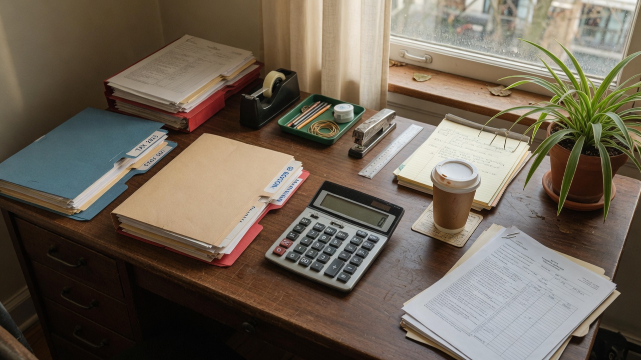 Sample photo for a bookkeeper homepage