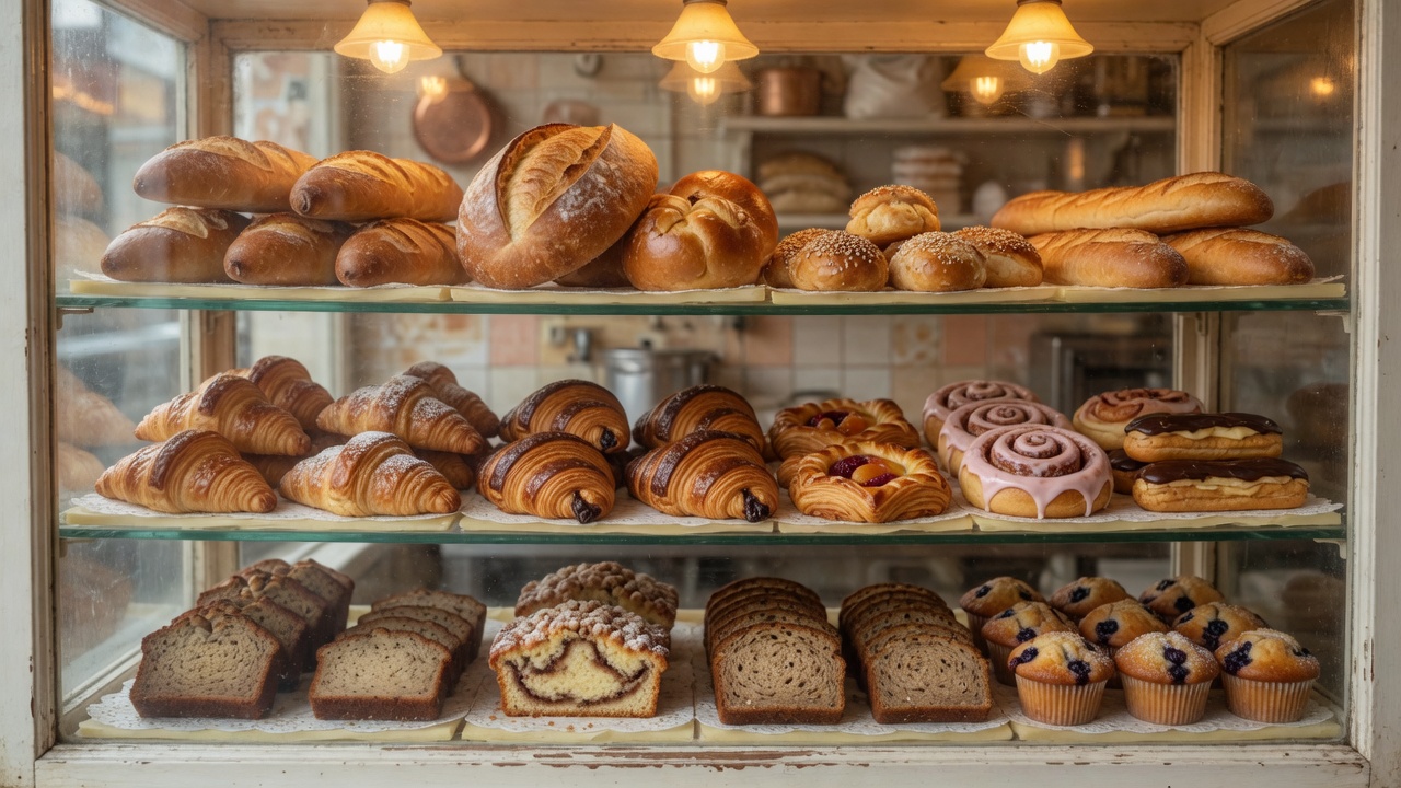 Sample photo for a bakery homepage