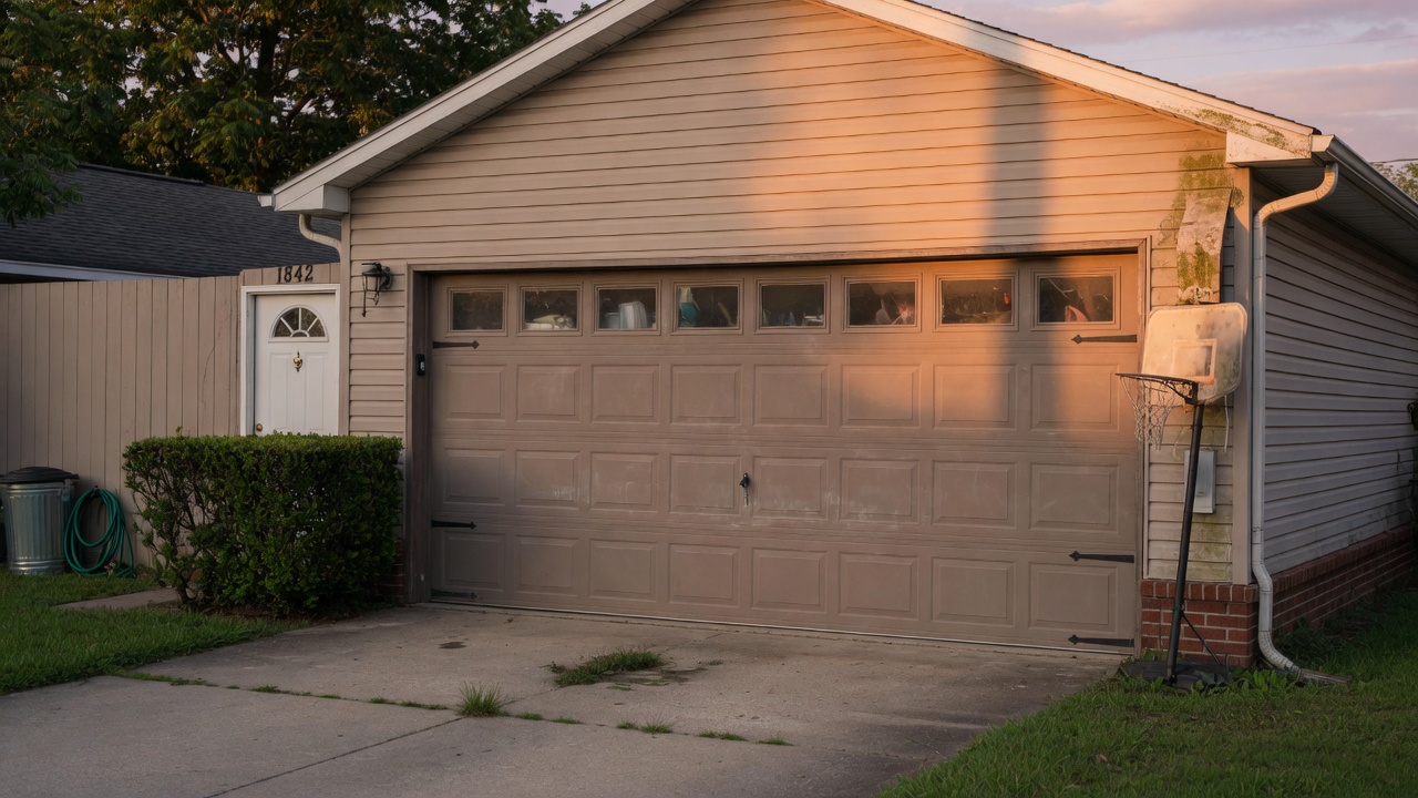 Sample photo for a garage-door homepage