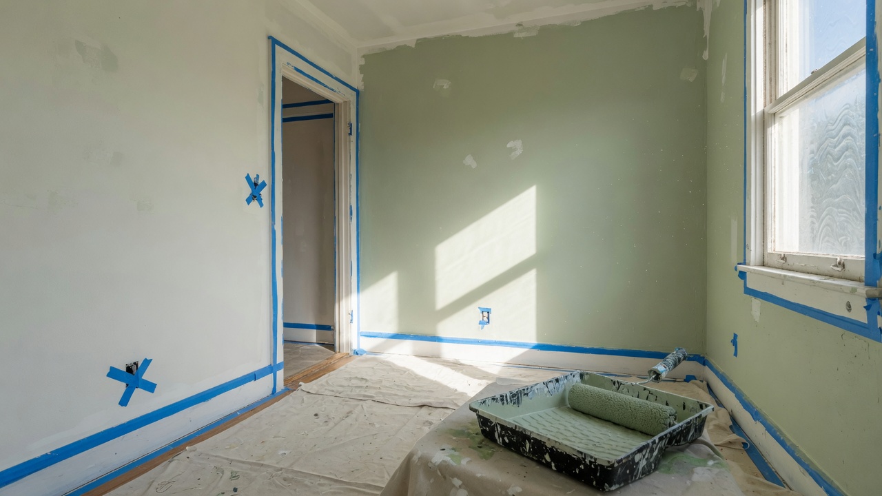 Sample photo for a painter homepage