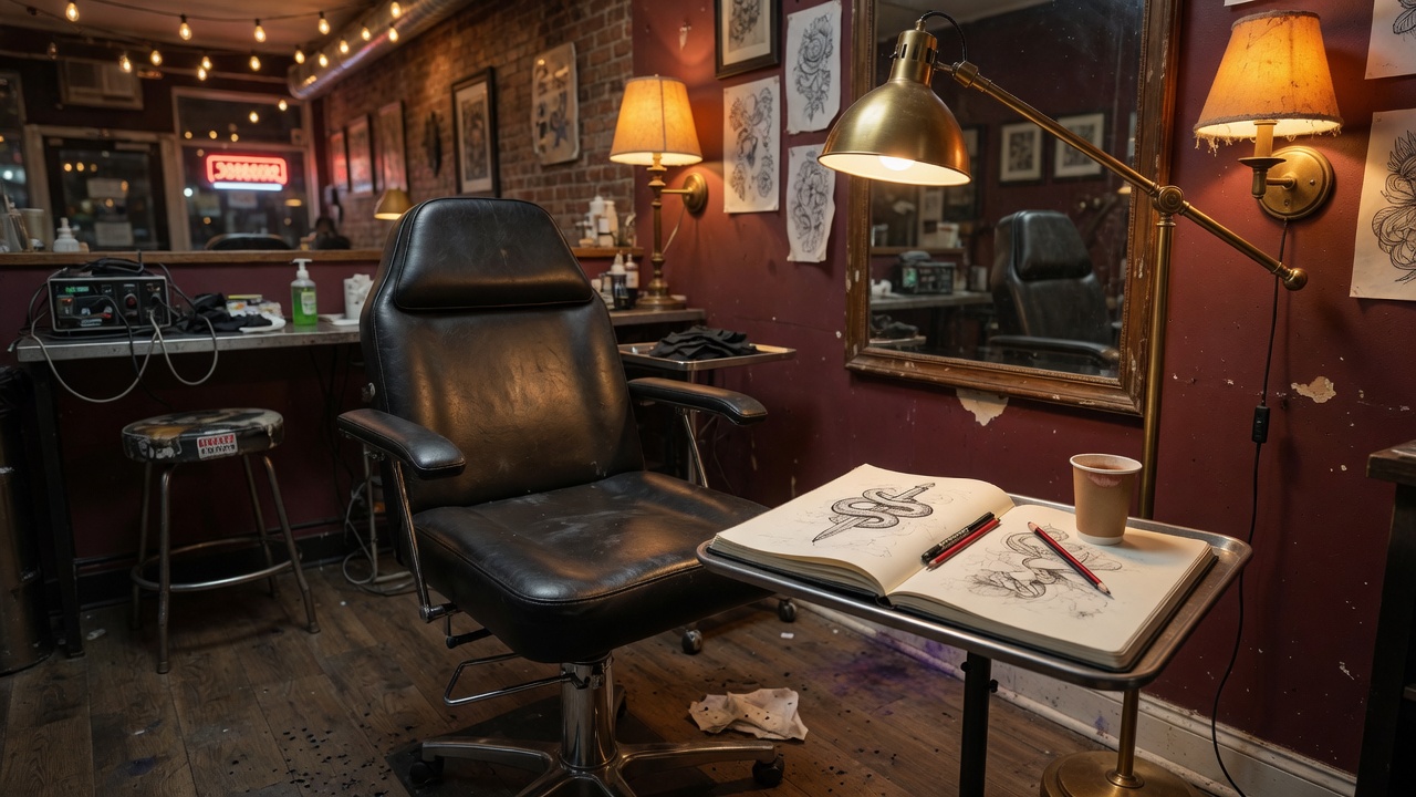 Sample photo for a tattoo shop homepage