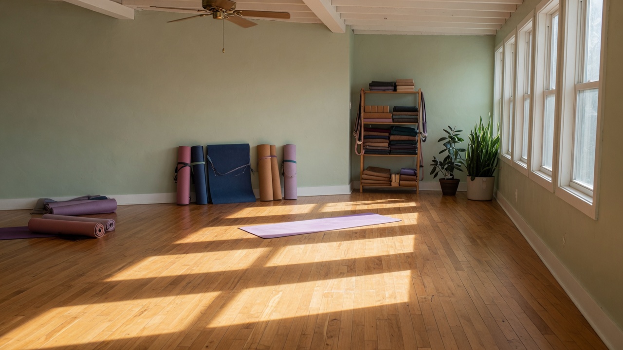 Sample photo for a yoga homepage